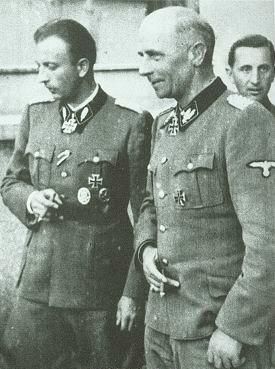 1943年，比特里希和赫尔曼·费格莱因在一起